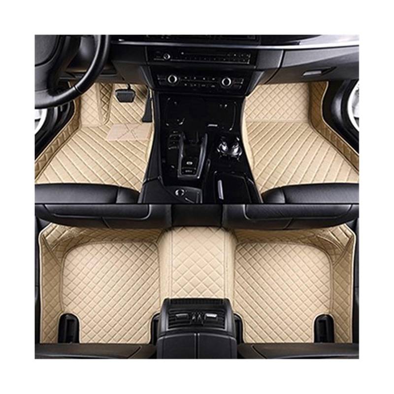 Automatten-Set Für Custom Car Fußmatten für Land für Rover für Discovery 3 5 für Seat 2004-2009 Innen Auto Zubehör Teppich Auto-Fußmatte(6) von Generisch