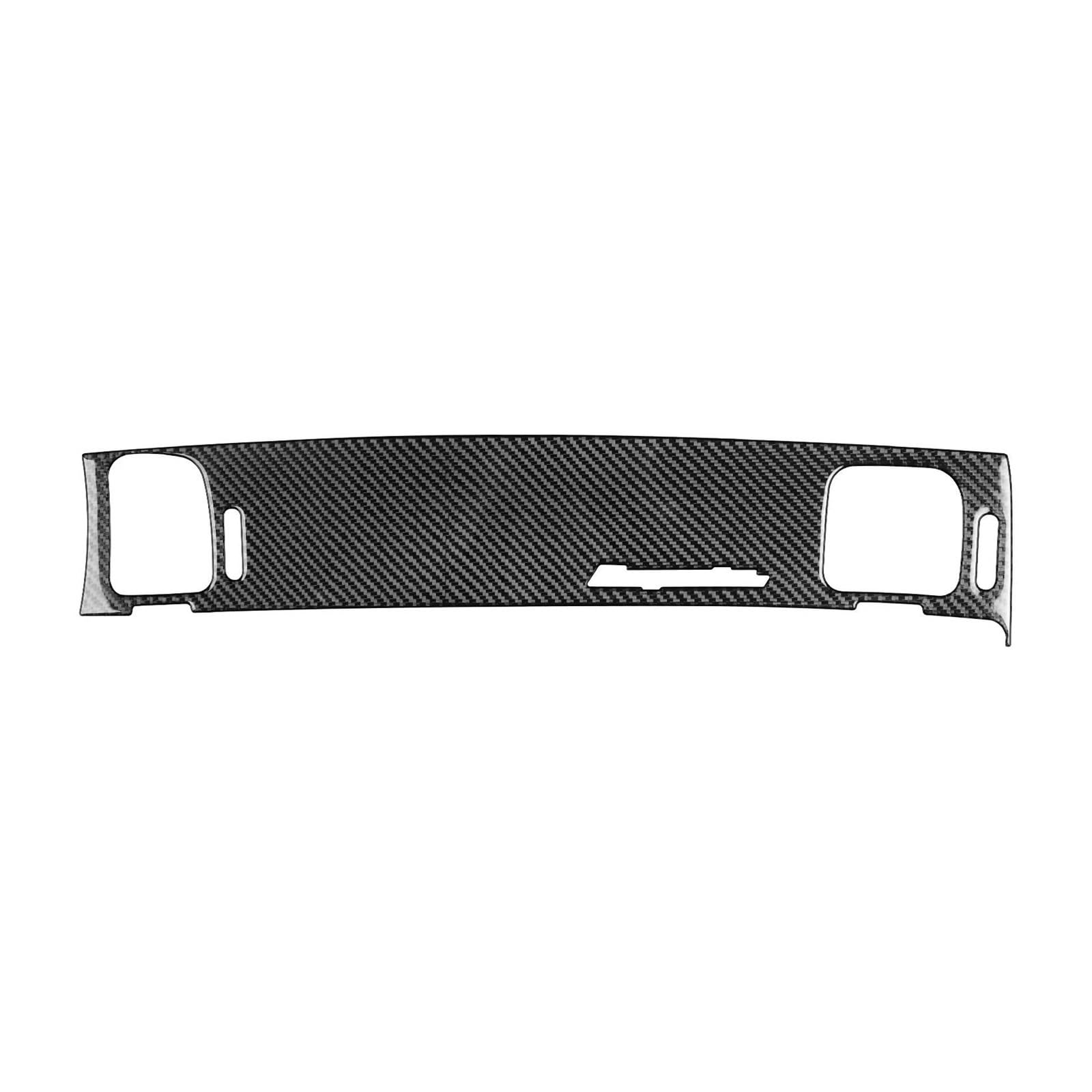 Automobil-Zierleisten Auto First Officer Instrument Panel Trim Aufkleber Innenzubehör für Impala 2000-2004(Carbon Black) von Generisch