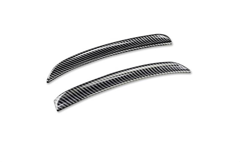 Autospoiler 2 stücke Hinten Flügel Trim Spoiler Verlängerung Lip Flossen für MINI für COOPER F55 F56 S JCW 2014 2015 2016 2017 2018 2019 2020(Carbon Fiber Pattern) von Generisch