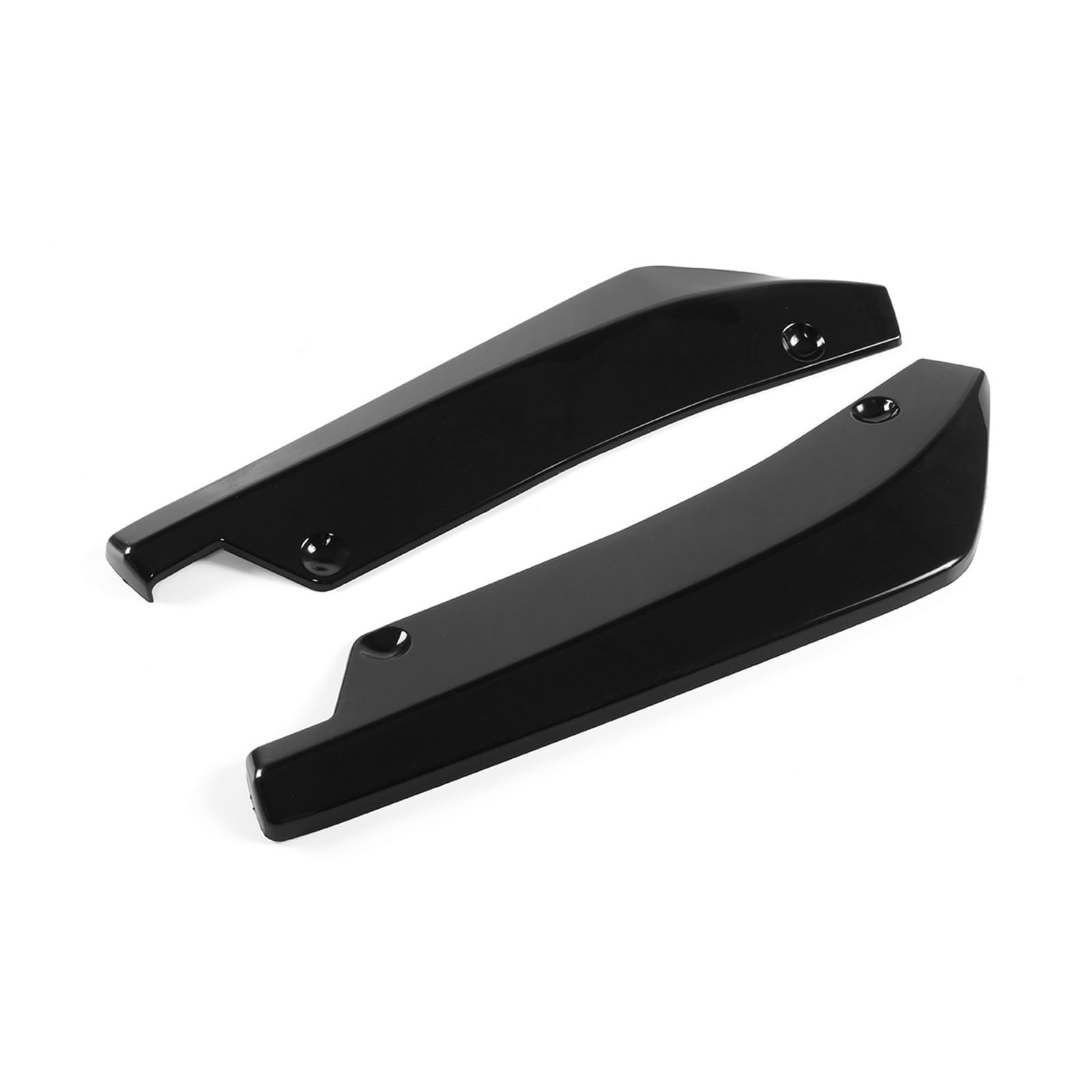 Autospoiler Für Audi S3 S4 RS3 RS4 A3 A4 Auto Heckstoßstange Canards Splitter Diffusor Seitenspoiler Volant Zierleiste Aufkleber(Schwarz) von Generisch