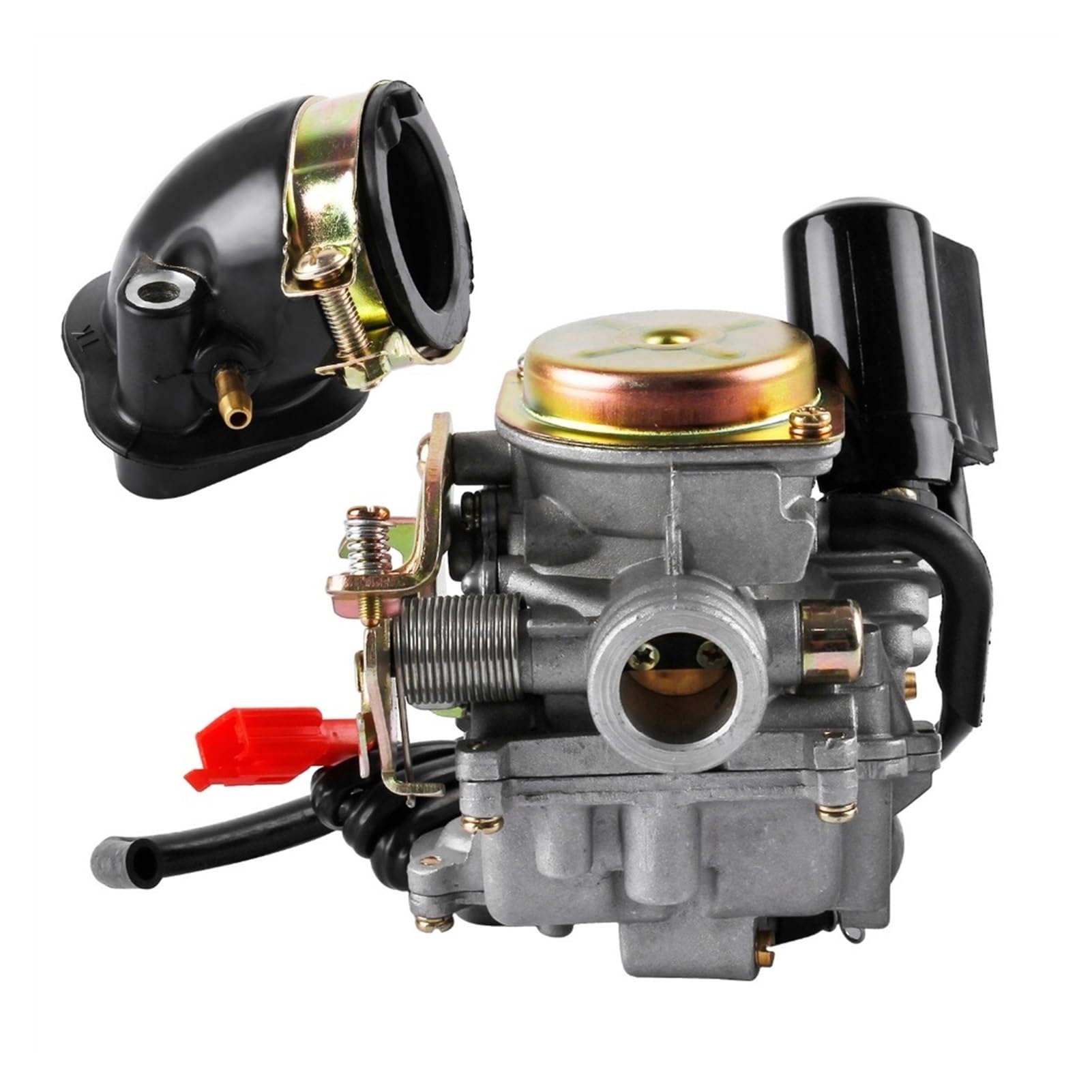 Autovergaser Autovergaser 18mm 19mm Motorrad Vergaser für mit für Ansaugkrümmer für Rex RS 400 RS 450 RS 460 GY6 50cc GY6 60cc(18mm add Interface) von Generisch