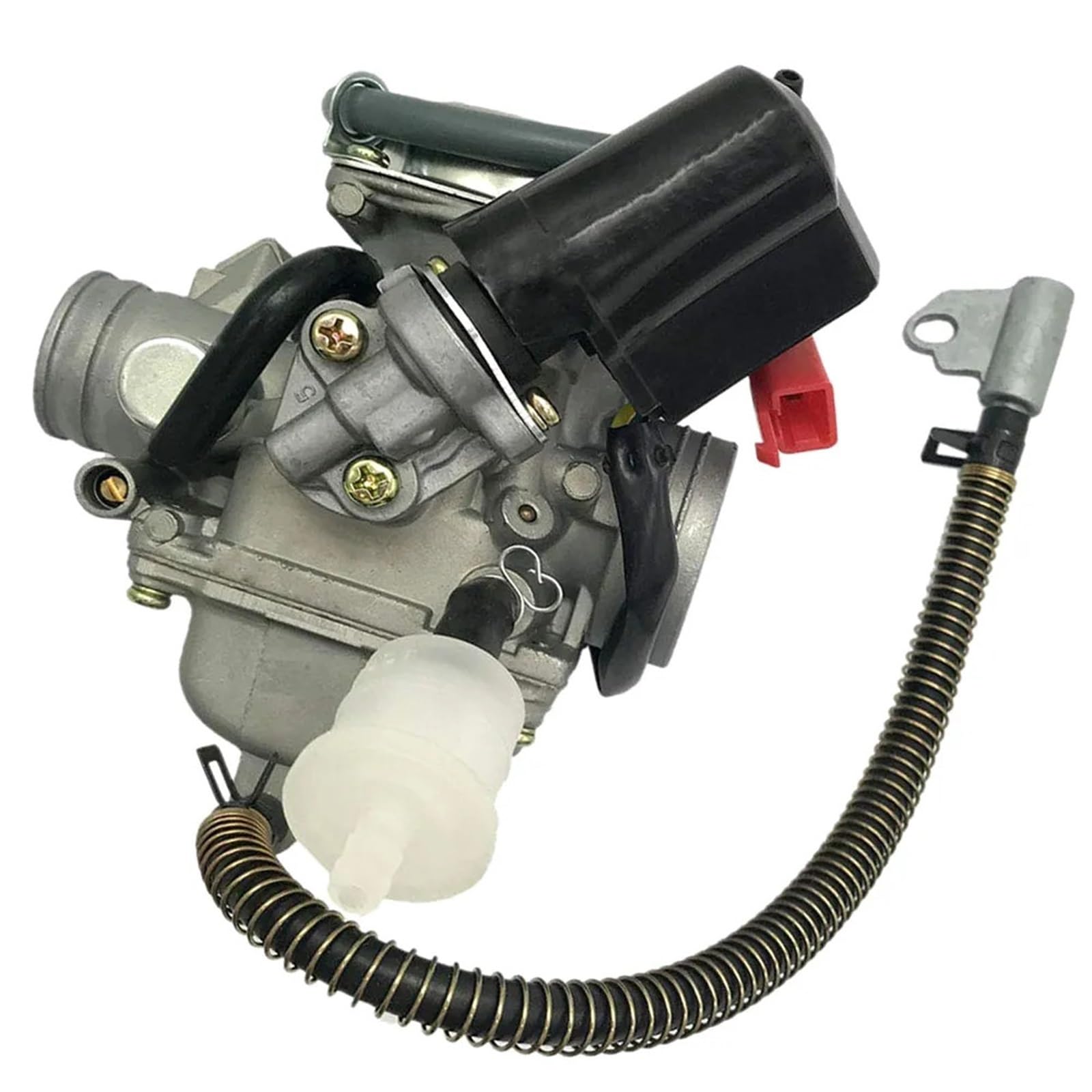 Autovergaser Autovergaser Vergaser für Fit GY6 50CC 49CC 4 Takt für Roller Taotao für Motor 18mm Vergaser für Ansaugkrümmer Luftfilter Autozubehör von Generisch