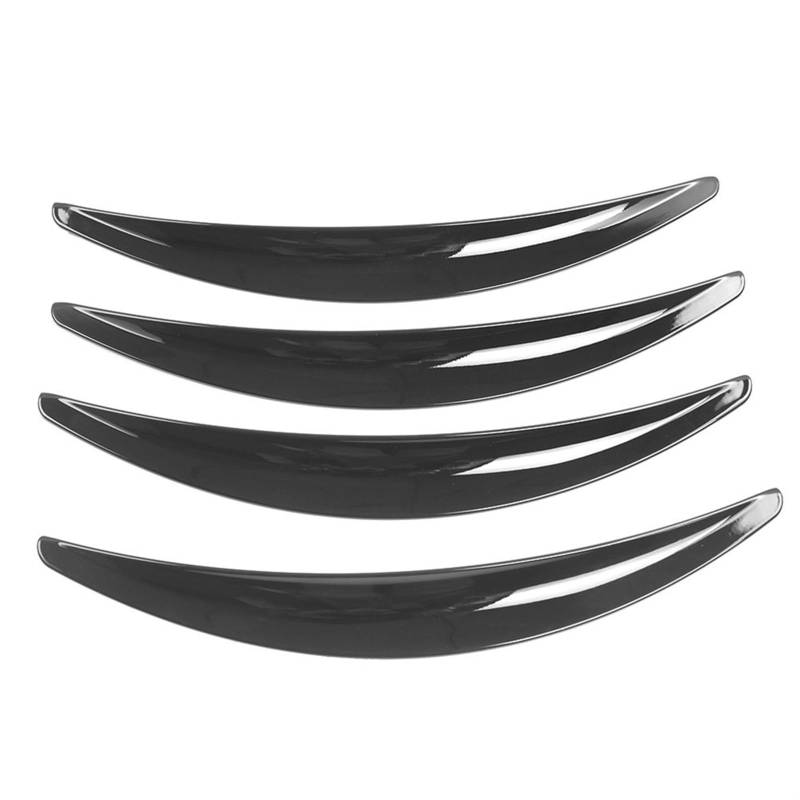 Autozubehör Kotflügel 4PCs Auto Modifikation Dekorative Streifen schmutzfänger Flares Schlamm Flap Splash Guards Arch Rad Augenbraue Lippe für Tesla für Modell 3(Schwarz) von Generisch