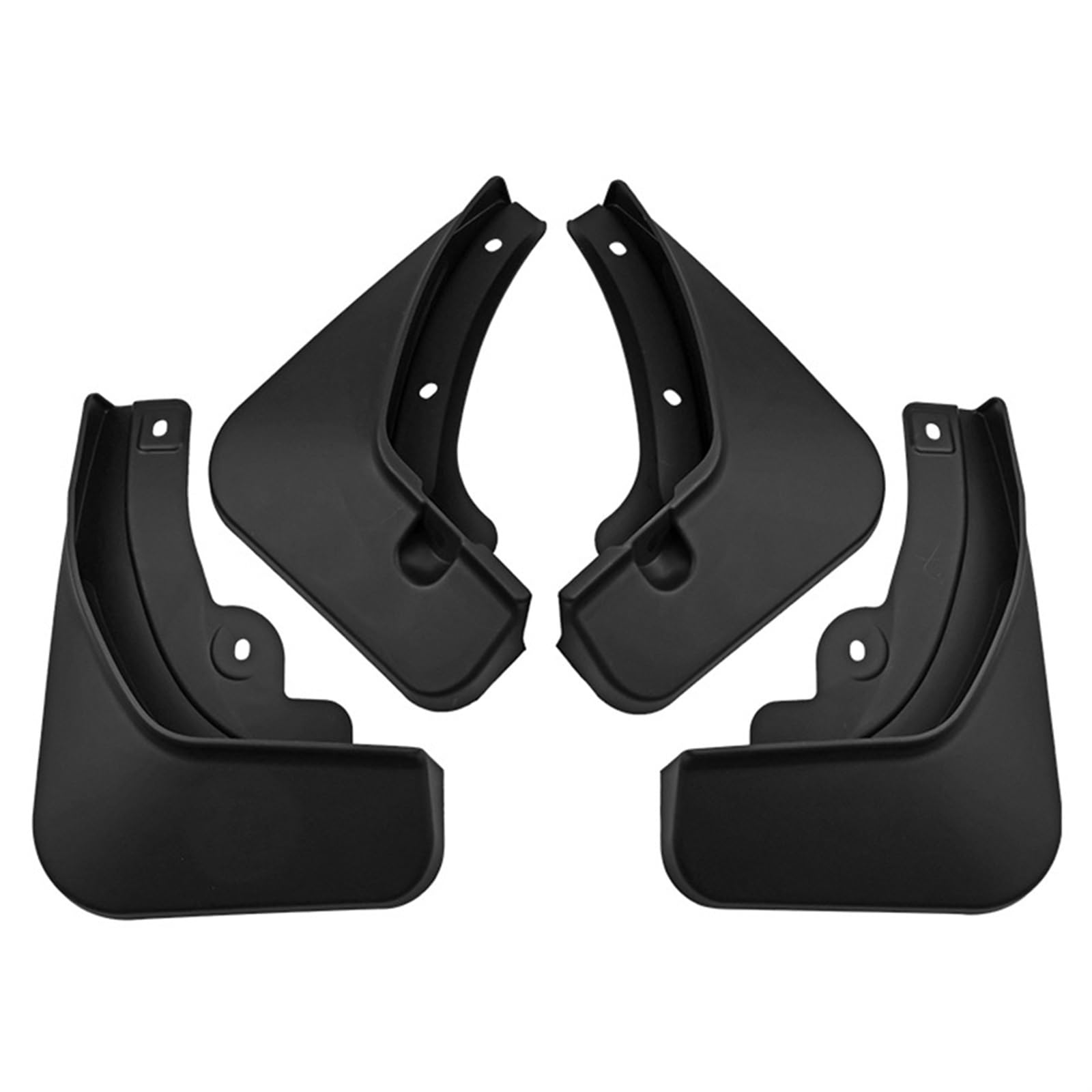 Autozubehör Kotflügel 4Pcs Schwarz Splash Guards Schmutzfänger Guards Für Hyundai Für Ioniq 5 2020 Vorne Hinten für Kotflügel Schutz Auto Teil von Generisch