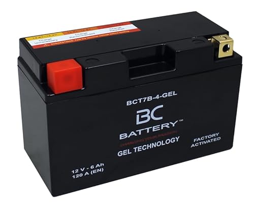 Batterie BC Battery YT7B-BS versiegelt Gel Motorrad Roller von Generisch