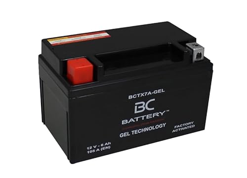 Batterie BC Battery YTX7A-BS versiegelt Gel Motorrad Roller von Generisch