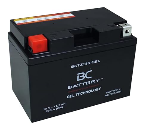 Batterie BC Battery YTZ14S versiegelt Gel Motorrad Roller gebrauchsfertig von Generisch