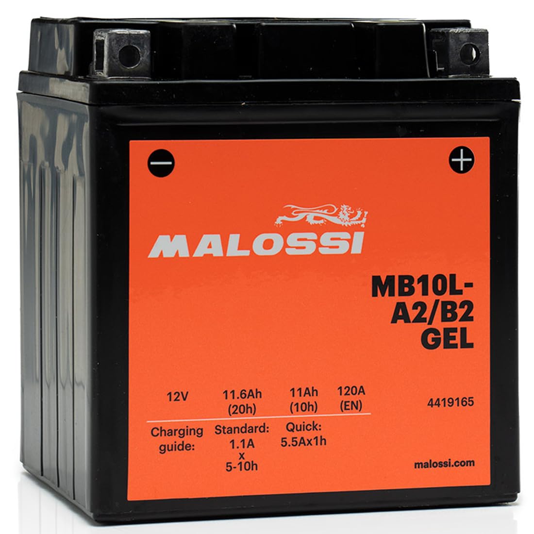 Batterie MB10L-A2/B2 = YB10L-A2/B2 12V 11AH Gel für RC 125 2T von Generisch