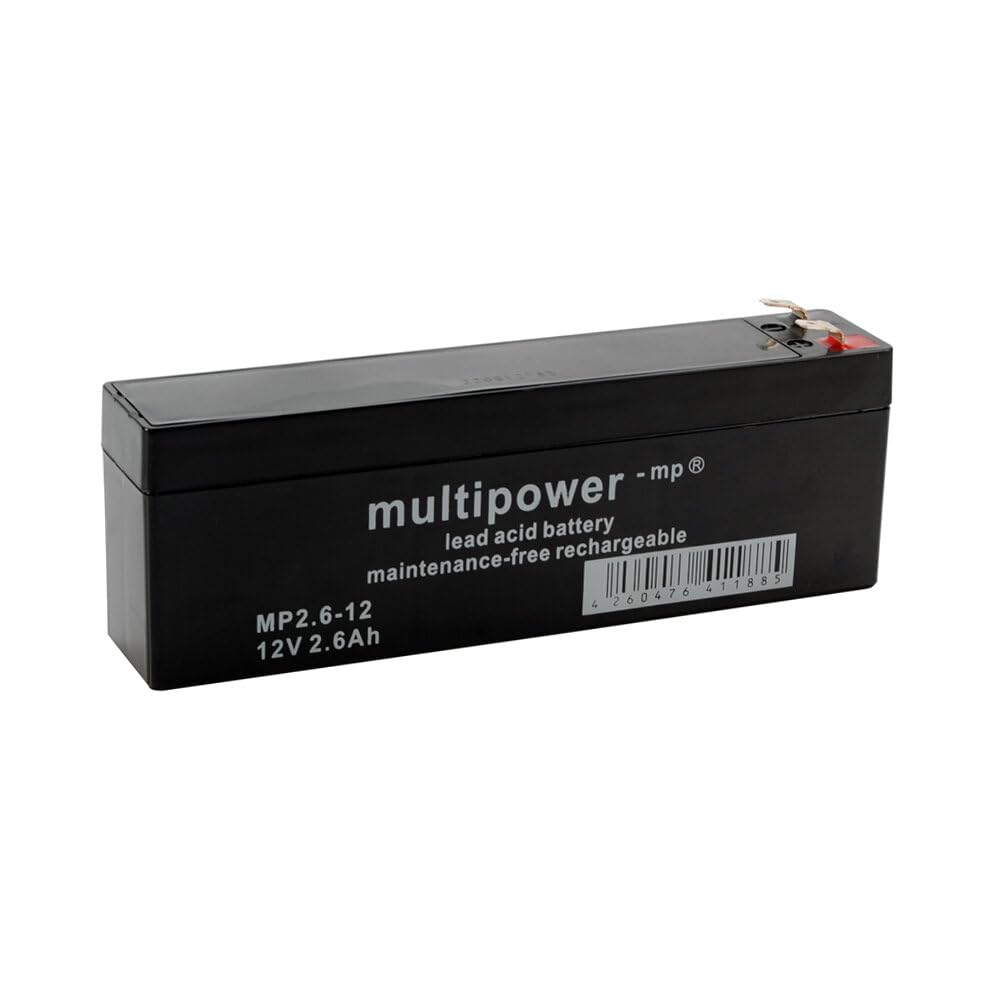 Batterie MP2.6-12 12 V 2,6 Ah Multipower 178 x 34 x 66 mm von Generisch