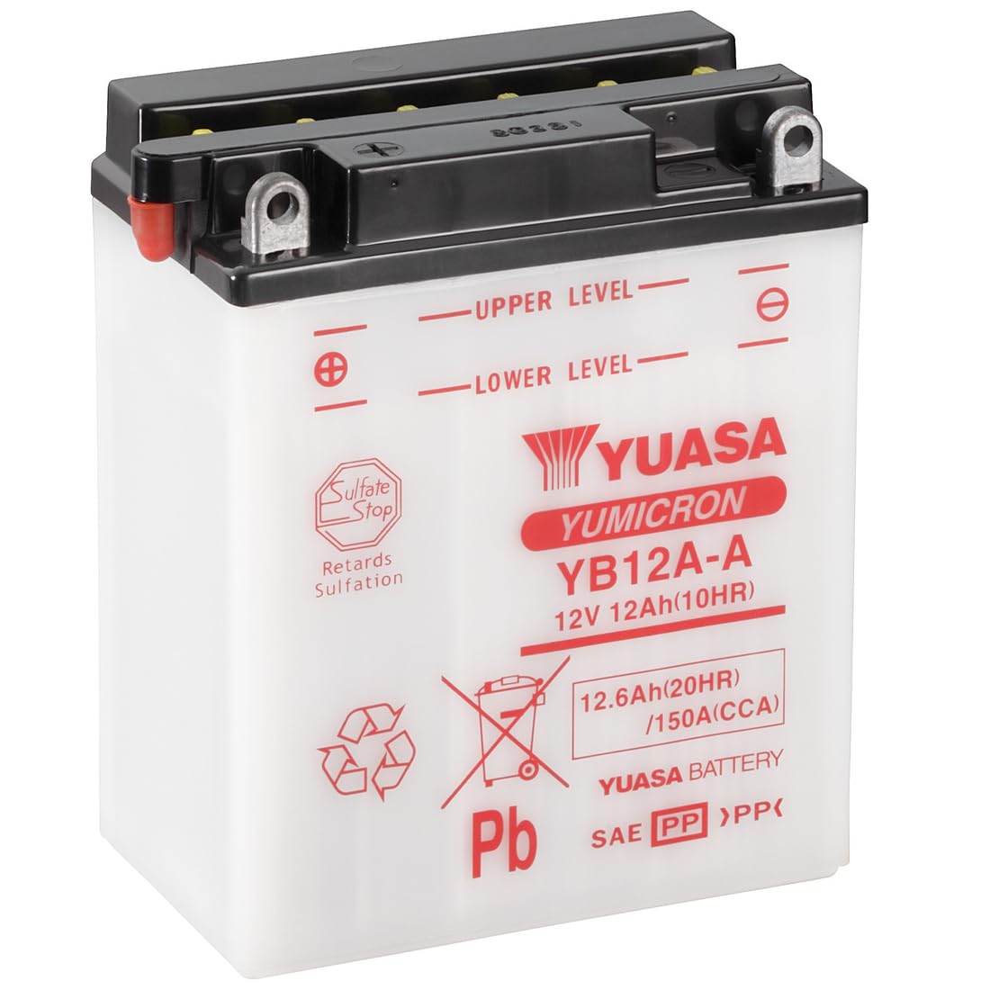 Batterie YB12A-A 12V 12AH VT C Shadow 500 1983 1984 1985 1986 von Generisch