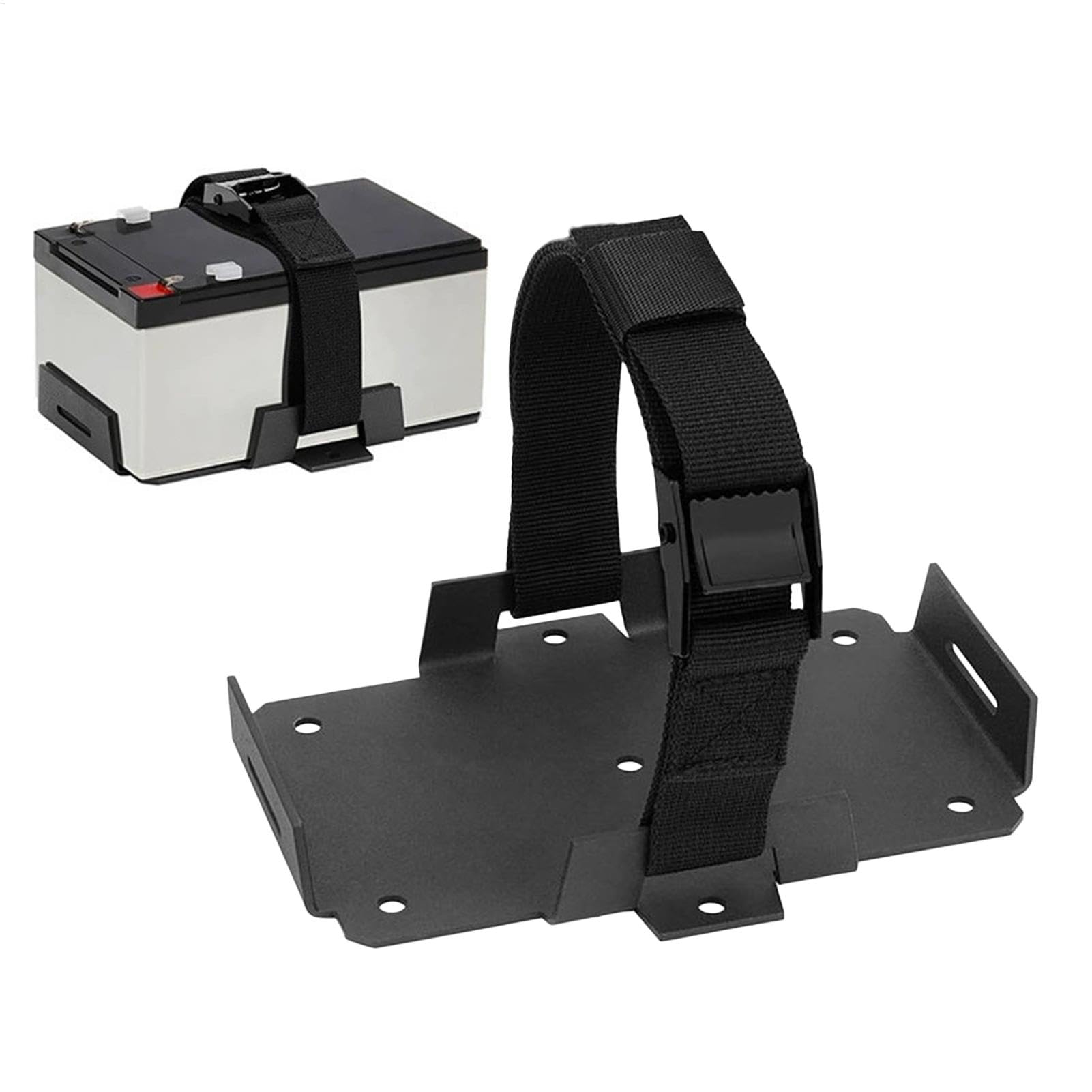 Batterie halten Down, Battery Hold Down Kit | Aluminiumauto -Batterie | Klammerklemme, Bootsausrüstung, Deck -Hardware, Automobilersatz für Kajaks von Generisch