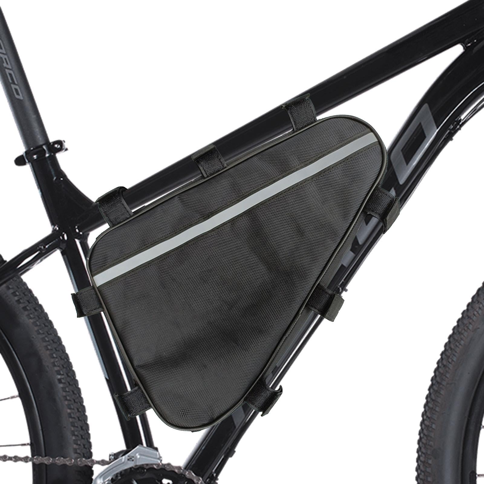 Batteriehalter für Elektrofahrräder, dreieckig, sicher, wasserabweisend, 39 x 36 x 21 cm, für Mountainbikes, Roadtrips für Elektrofahrräder, Lithium-Batterie von Generisch