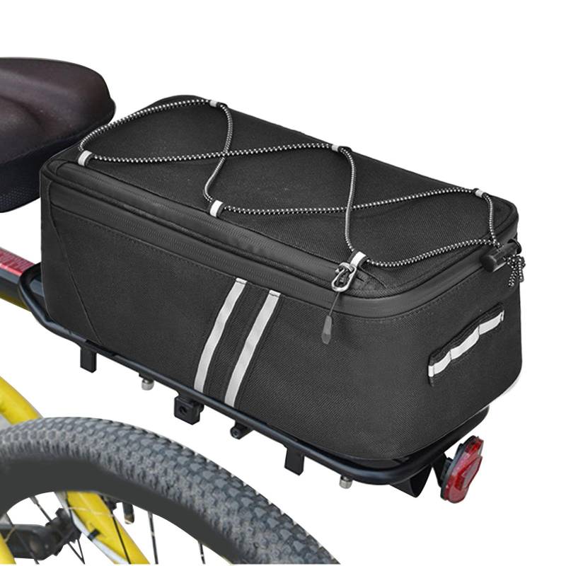 Bikee Gepäckträgertasche – Bi-Cycle Gepäckträgertaschen | Heckträger Bi-Cycle Trunk Bag mit doppelseitigem Design | 8L Kapazität wasserdichte Fahrradtasche Radfahren Rücksitz Aufbewahrung Träger mit von Generisch