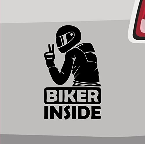 Biker Inside Respekt -6 Größen 21 Farben- Aufkleber Motorrad Sticker Peace Biken von generisch