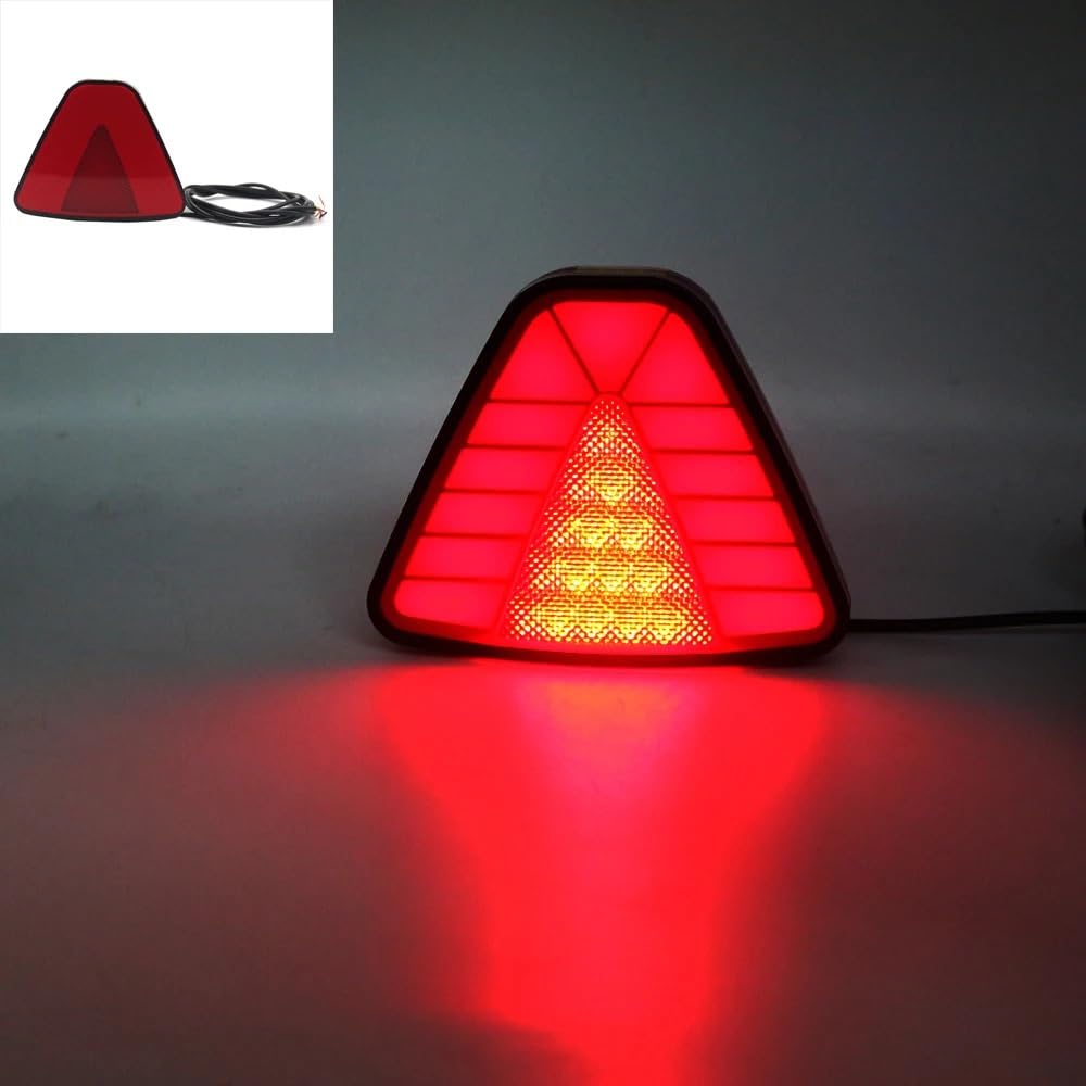 Bremslicht Dynamische Led F1 Für Pilot Bremslicht Für Auto Auto Motorrad Universal Stop Hinten Rücklicht Für Reverse Sicherheit Strobe lampe Für BBA 12V Kfz-Rücklichtbaugruppen(Red Surface) von Generisch