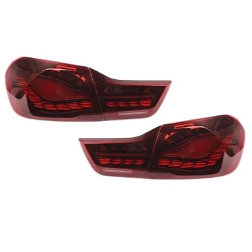 Bremslicht Für BMW 4 Serie F32 F36 F82 M4 Für GTS 428i 435i LED-Rückleuchten 2012-2019 DRL Dynamisch Für Signalleuchten Modifiziertes Autozubehör Kfz-Rücklichtbaugruppen(DEEP BLUE) von Generisch