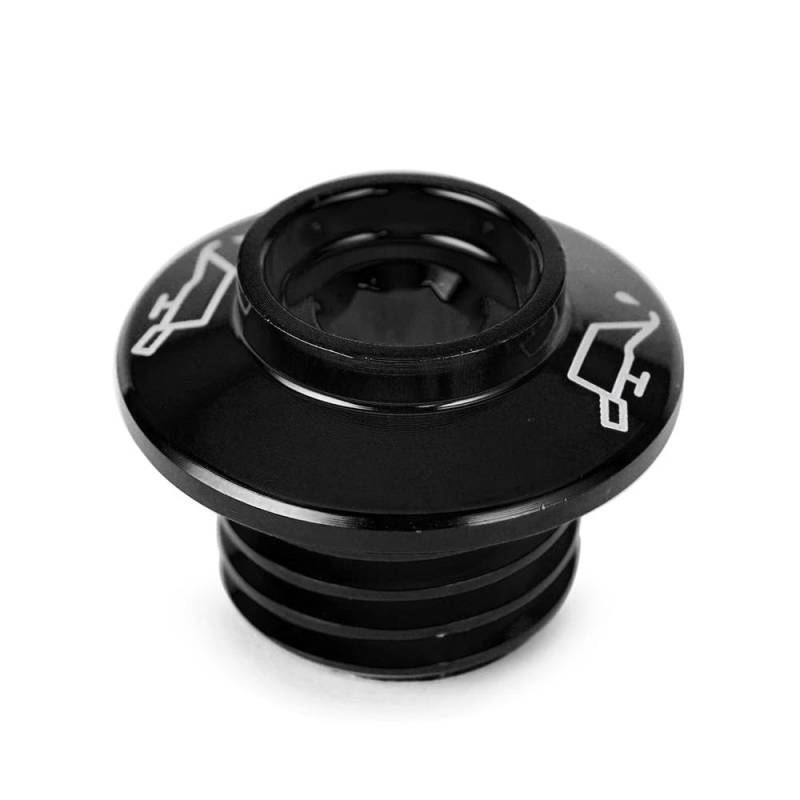 CNC Ölfilter-Cup-Motorstopfen Abdeckung für Ducati 848 899 959 1299 Panigale V4 V4S Hypermotard 796 821 939 950 SP Monster 696 (schwarz) von Generisch