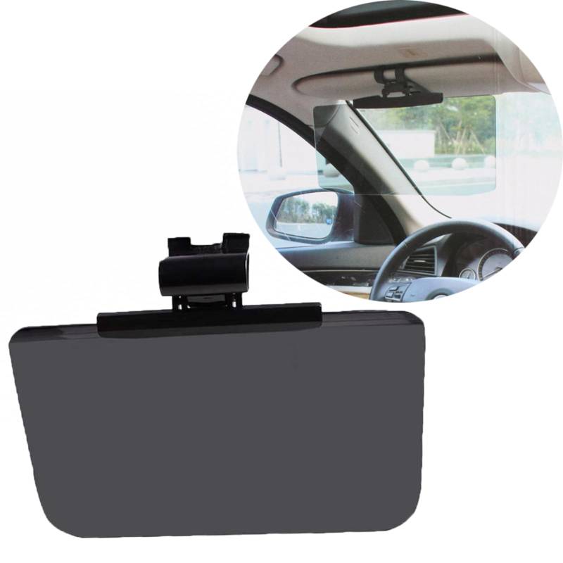 Car Sun Visor,Auto-Sonnenblende,Sonnenblende Verlängerung Auto,Sonnenblende,Blendschutz und UV-Schutz,für Fahrer und Beifahrer,Klarere Sicht(1 Stück) von Generisch