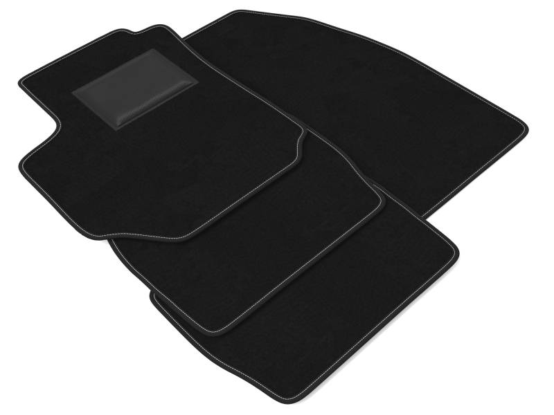 DHCarMats | Auto-Fußmatten Fiat Croma von 2005 bis 2011 | Automatten kompatibel | Autozubehör - komplettes Set vorne und hinten von Generisch