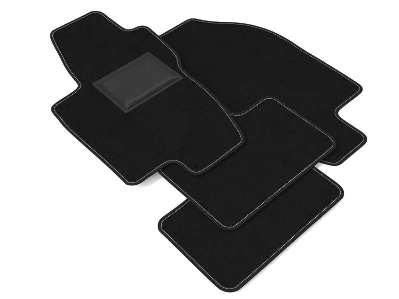 DHCarMats Auto-Fußmatten für Alfa Romeo 156 Limousine von 1997 bis 2005 | Auto-Fußmatten aus Teppichmaterial, rutschfest, Innenraum – komplettes Set vorne und hinten von Generisch