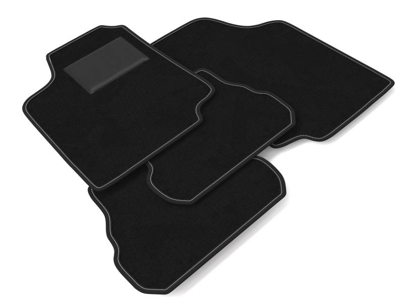 DHCarMats Auto-Fußmatten für VW Golf 3 III von 1991 bis 1997 | Auto-Fußmatten aus Teppichmaterial, rutschfest, Innenraum – komplettes Set vorne und hinten von Generisch