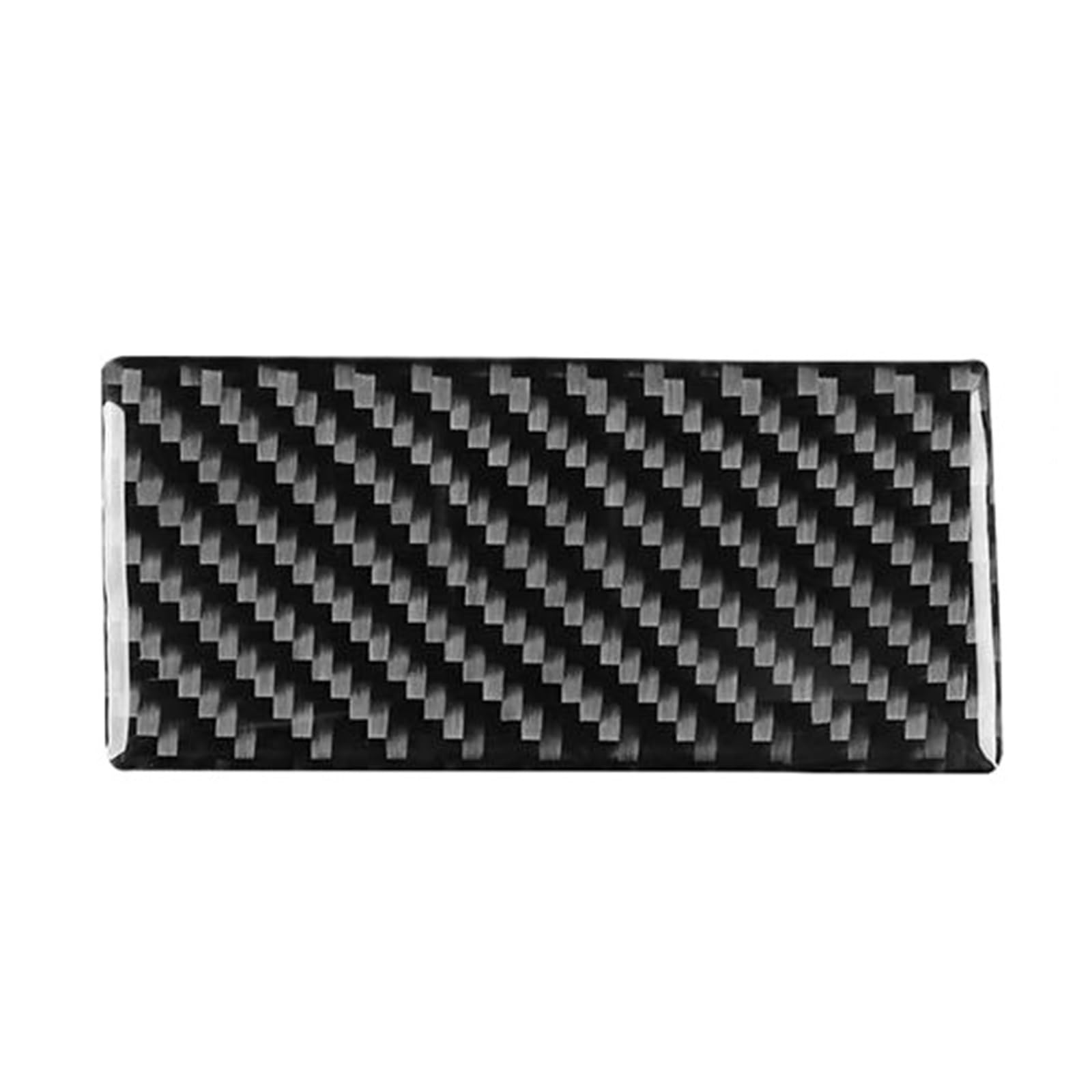 Dekorativer Streifen für die Mittelkonsole des Aut Auto Handschuhfach Griff Panel Trim Aufkleber Innen Zubehör Carbon Look Dekoration Für Avenger 2011-2014(Carbon Black) von Generisch