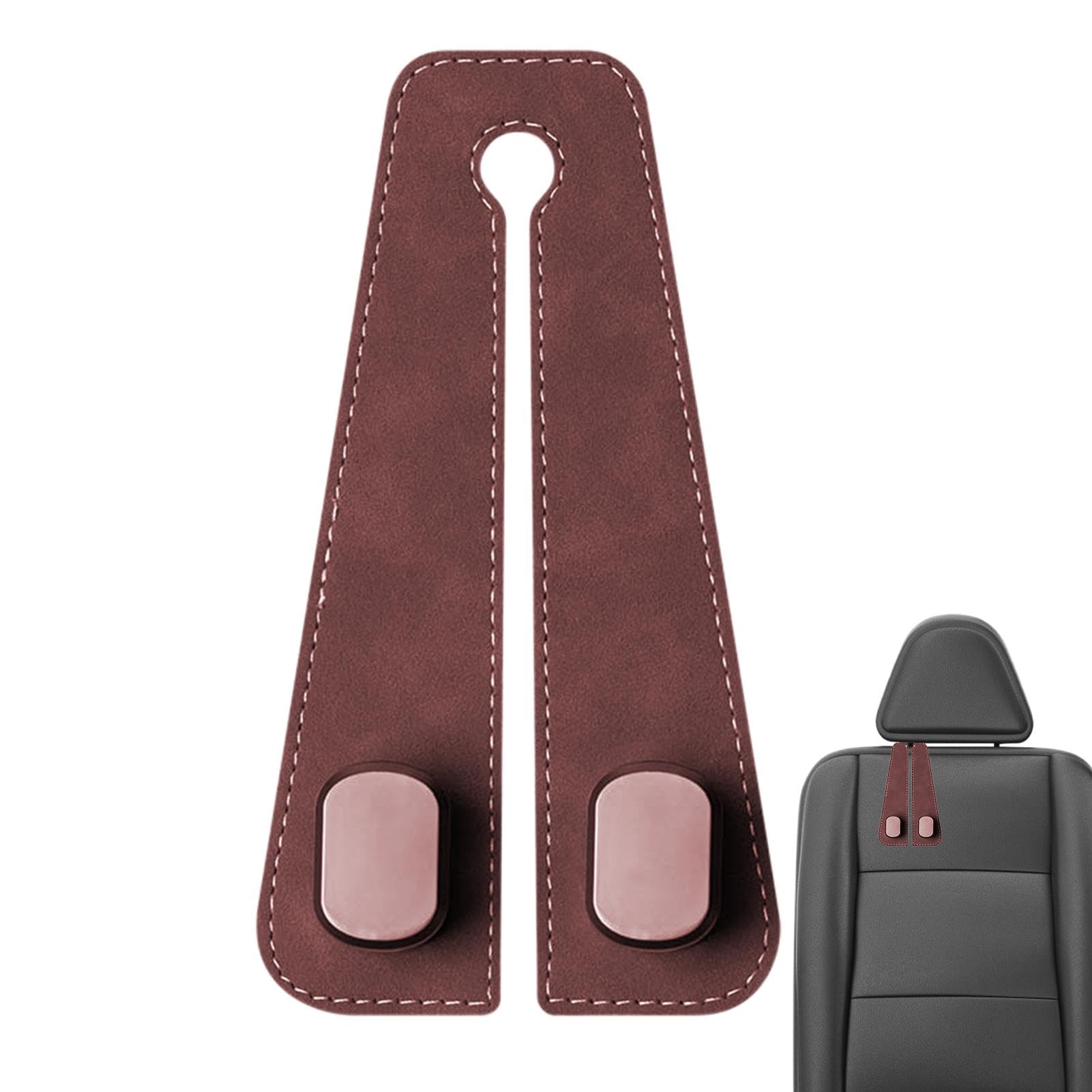 Doppelhaken für Autositzrückseite – Auto-Kleiderbügel, drehbarer Taschenhalter, um 360 ° drehbarer Autositz-Rücksitz-Doppelhaken, Auto-Aufbewahrungshaken für Mäntel, Regenschirme von Generisch