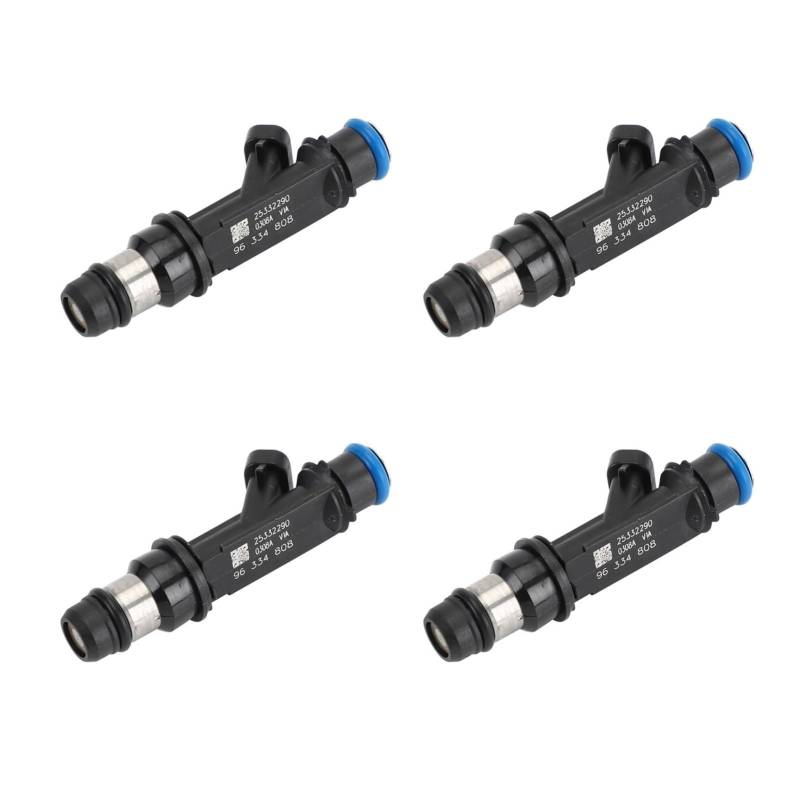 Einspritzdüse 4PCS Kraftstoff Injektoren 25332290 Für Suzuki Forenza Breno Reno 2,0 L 96334808 Auto Zubehör Einspritzdüse von Generisch