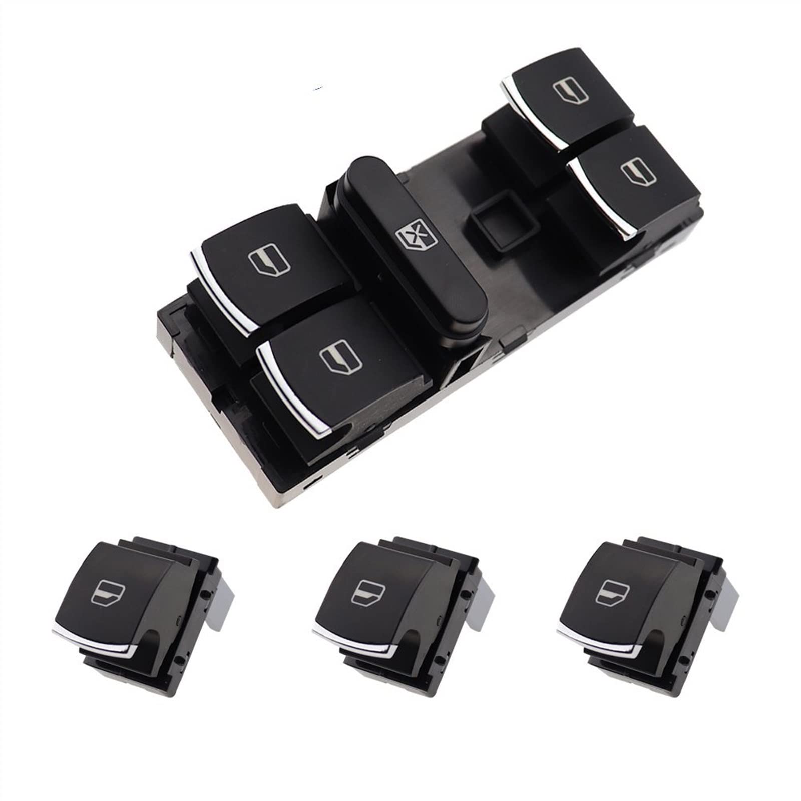 Elektrischer Fensterheber-Steuerschalter Für VW für Jetta für Tiguan für Golf GTI MK5 MK6 für Passat B6 CC 5ND959857 Power Fenster für Master Switch Control Button(Set) von Generisch