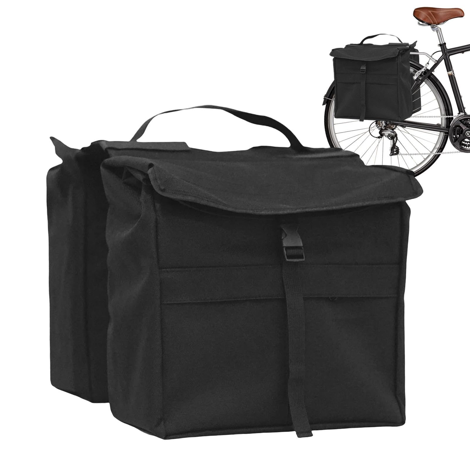 Fahrrad-Gepäckträgertasche, Motorrad-Kofferraumtasche | Motorrad-Kofferraumtasche,Tragbare Fahrradtasche für den Gepäckträger mit großem Fassungsvermögen zum Reiten und Reisen von Generisch