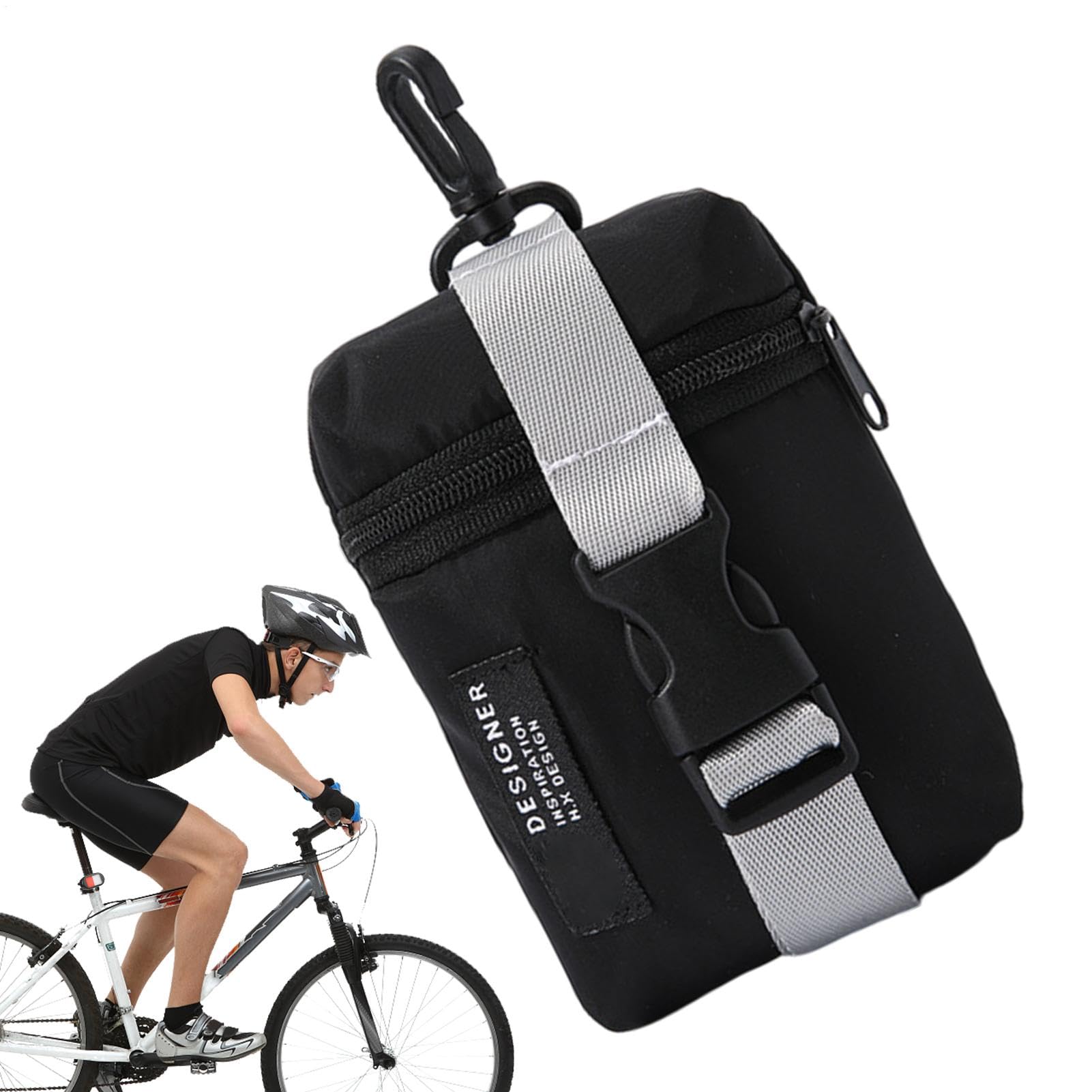 Fahrrad-Kopfhörertasche, kleine Fahrradtasche - Fahrrad-Kopfhörer-Schlüsselanhänger-Tasche,Modische Fahrradausrüstung zur Aufbewahrung von Kopfhörern, Karten, Schlüsseln und anderen kleinen Gegenständ von Generisch