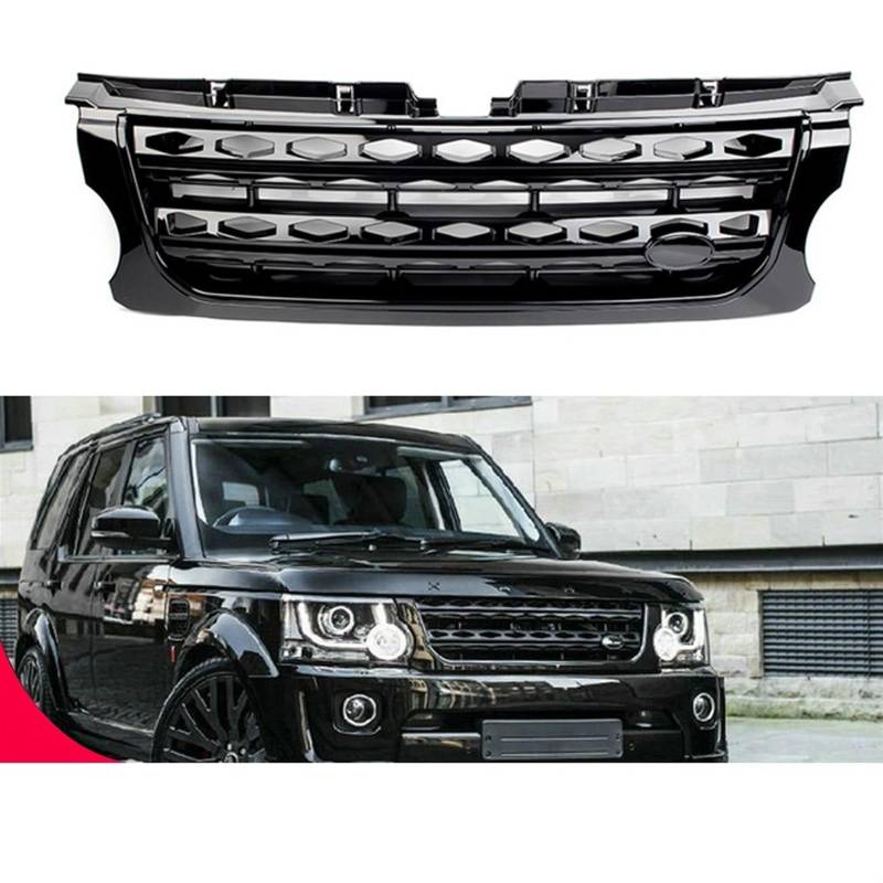 FrontstoßStange Auto Frontgrill Honeycomb Mesh Grille Für Land Für Rover Für Discovery 4 LR4 2014-2016(Verison 2) von Generisch