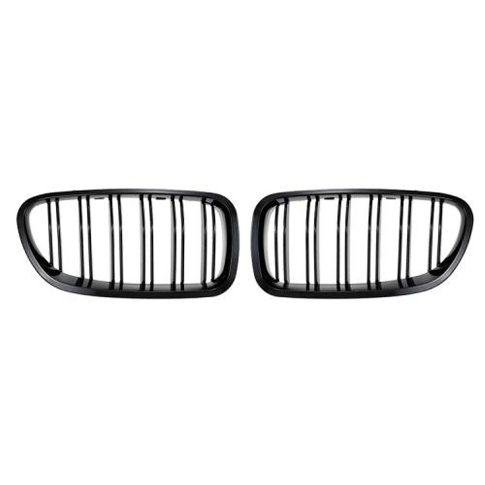 FrontstoßStange Auto-Frontgrill Nierengrill Für 5er 2010–2017 Frontstoßstangengrill(Schwarz glänzend) von Generisch