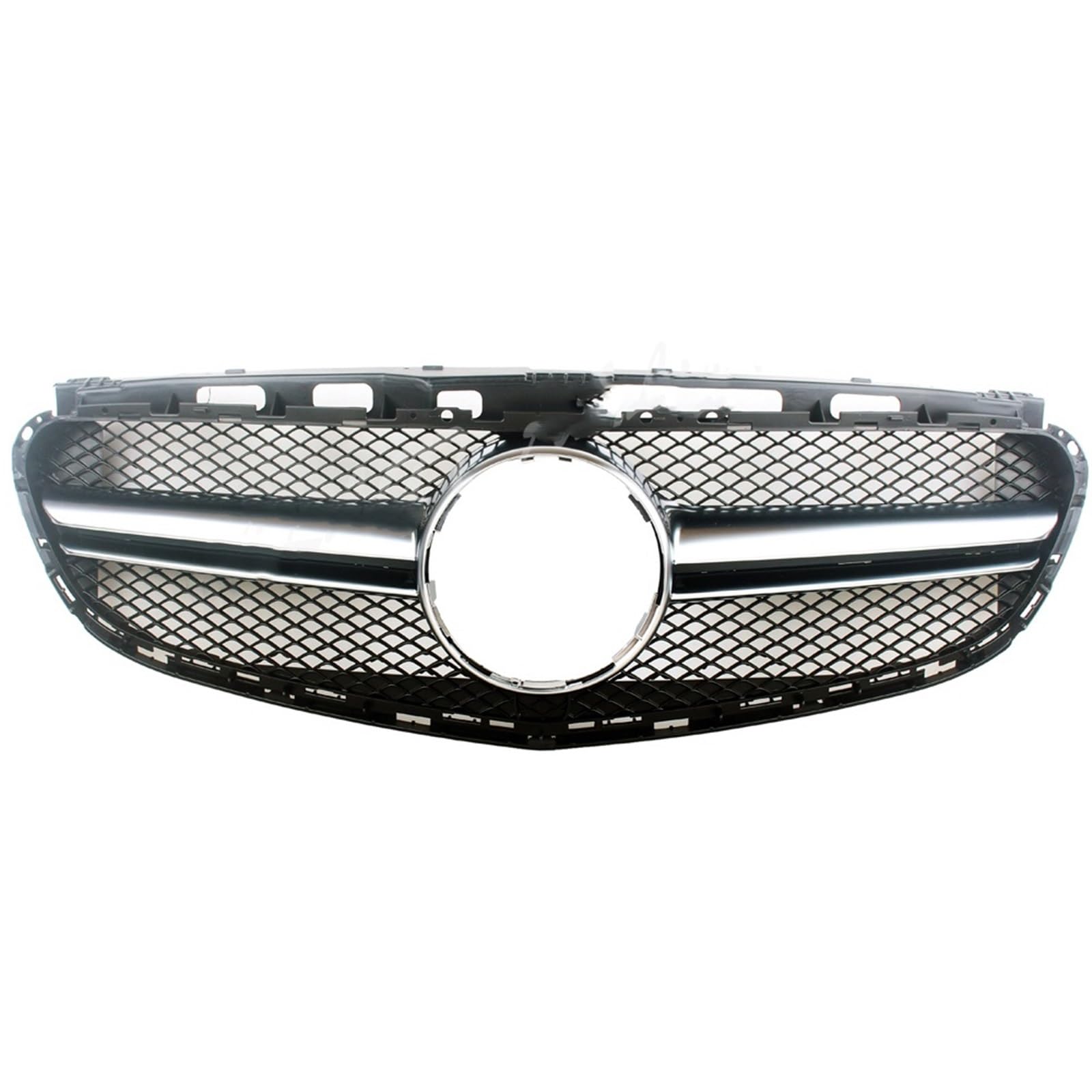 FrontstoßStange Auto-Frontgrill-Sportgrill Für Mercedes Für Benz W212 E-Klasse 2014–2015(Silber) von Generisch