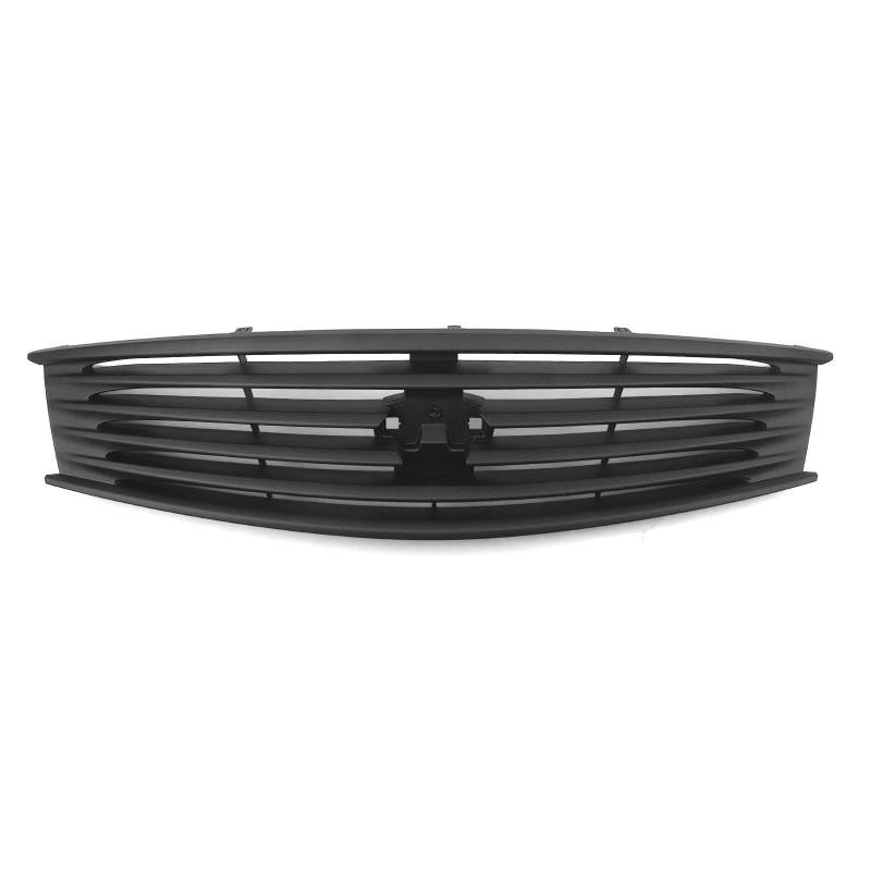 FrontstoßStange Frontgrill Grill Auto Oberer Ersatz Stoßstange Haube Mesh Grid Für Infiniti G37 2008-2013(Black 4) von Generisch