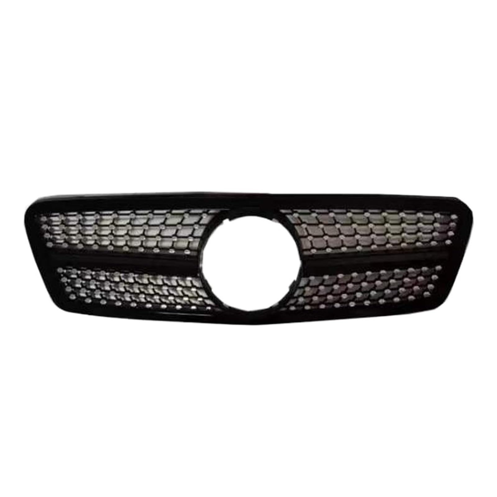 FrontstoßStange Frontgrill Racing Hood Grill Für Mercedes Für Benz C-Klasse W203 2000–2006(Diamond C) von Generisch