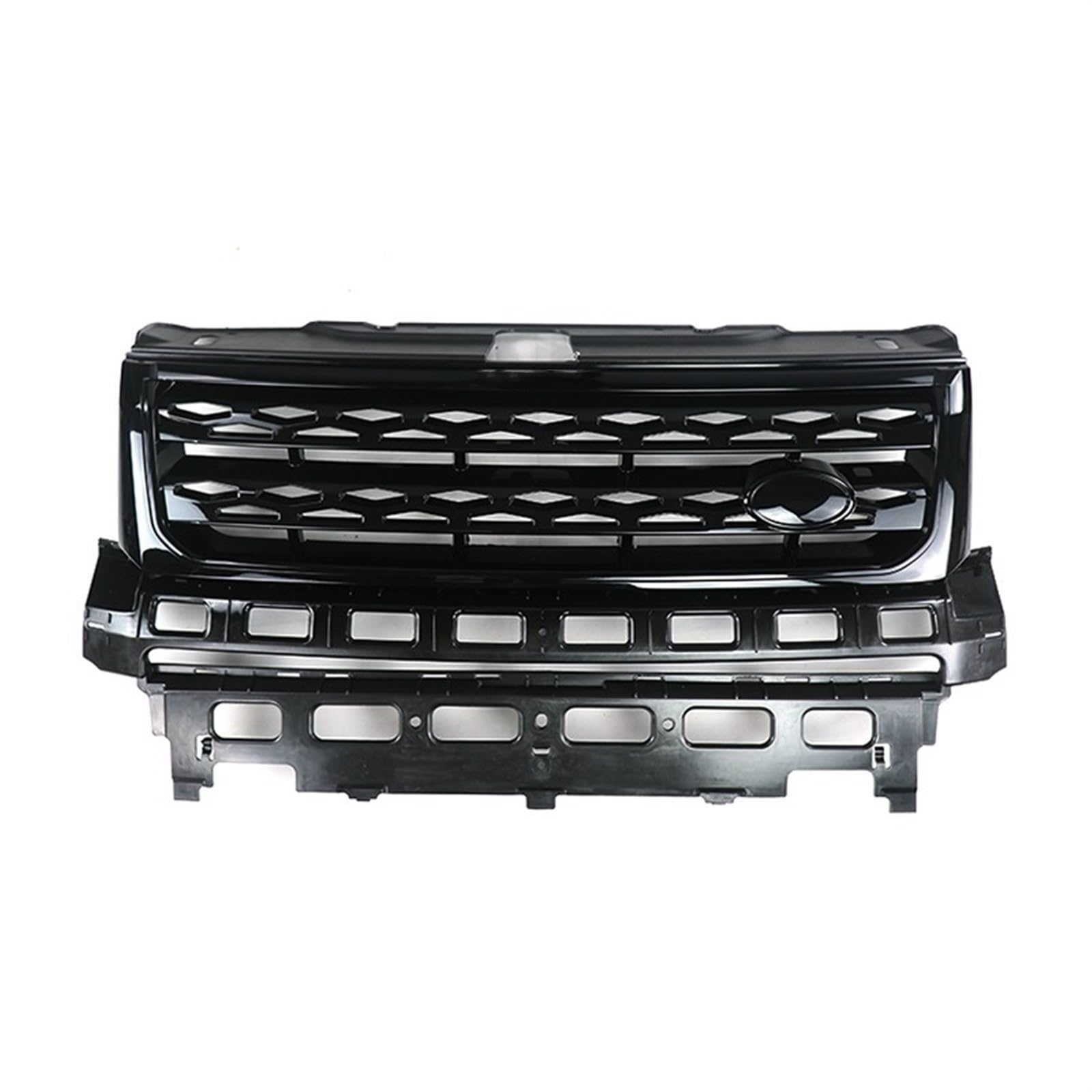 FrontstoßStange Frontgrill Stoßstange Mesh Grill Für Land Für Rover Für Freelander 2 LR2 2010–2016(Black 1) von Generisch