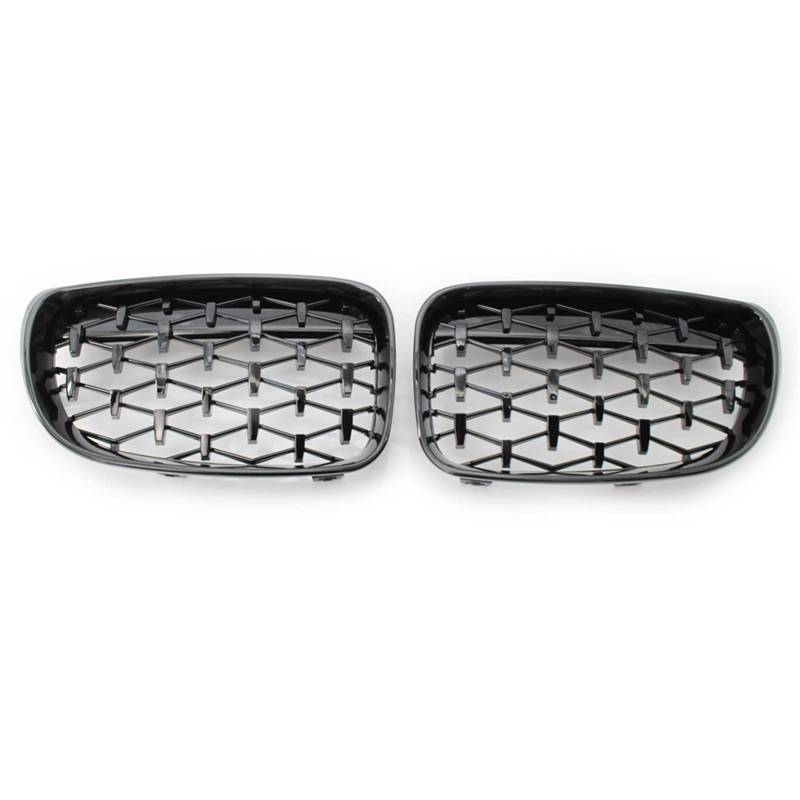 FrontstoßStange Frontniere Diamond Meteor Grille Grills Für 1er 2007–2013 Racing Grills(Schwarz) von Generisch