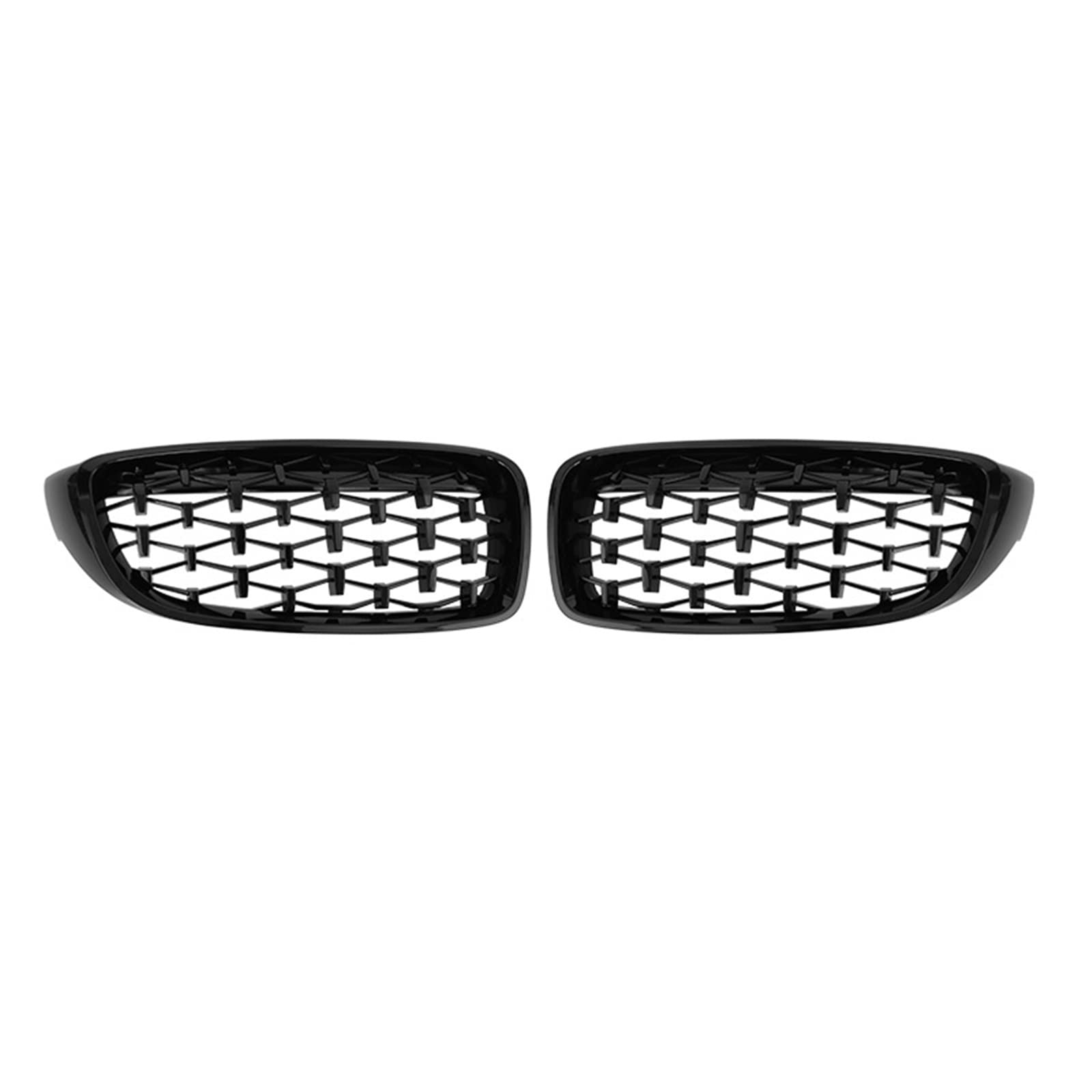 FrontstoßStange Für 4er 2012–2018 Diamant-Auto-Frontstoßstangen-Grill Grill Grill(Schwarz) von Generisch