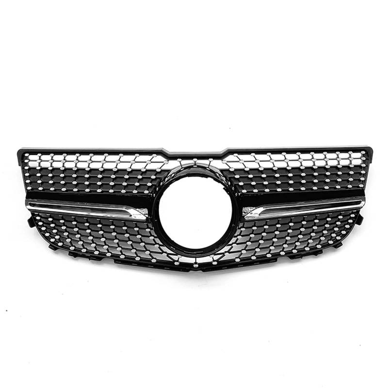 FrontstoßStange Für Mercedes Für Benz GLK X204 2013-2015 Frontgrill Diamond Style Grill(Schwarz) von Generisch