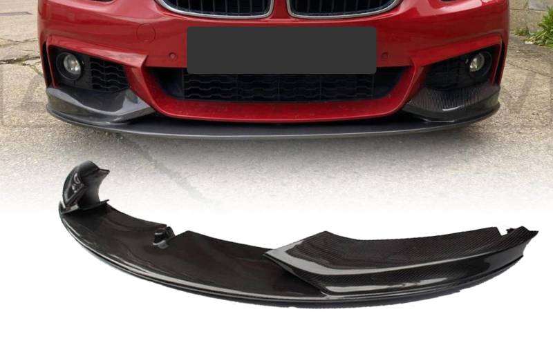 Frontstoßstange Spoiler für BMW 4er F32 F33 F36 Carbon Look Performance Tuning 2014 2015 2016 2017 2018 2019 von Generisch