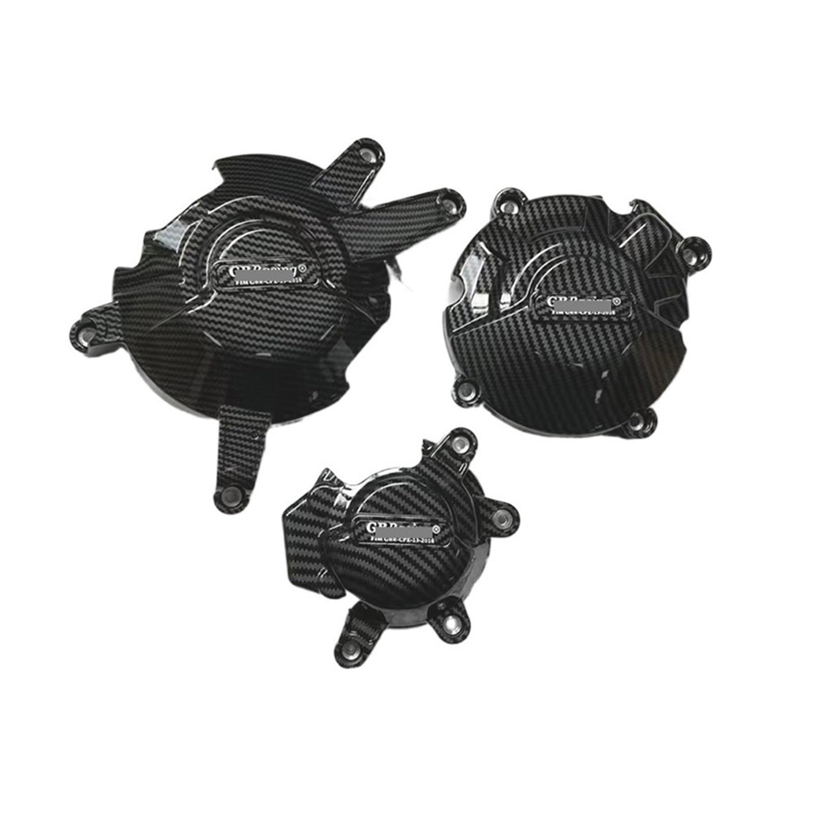 Für Motorstator-Crash-Abdeckung Motorrad Für Motor Stator Seite Für Schutzhülle Schützen Sie Den Motor Und Rahmen Für CB650R CBR650R 2021-2022 effektiv(Carbon-Look) von Generisch