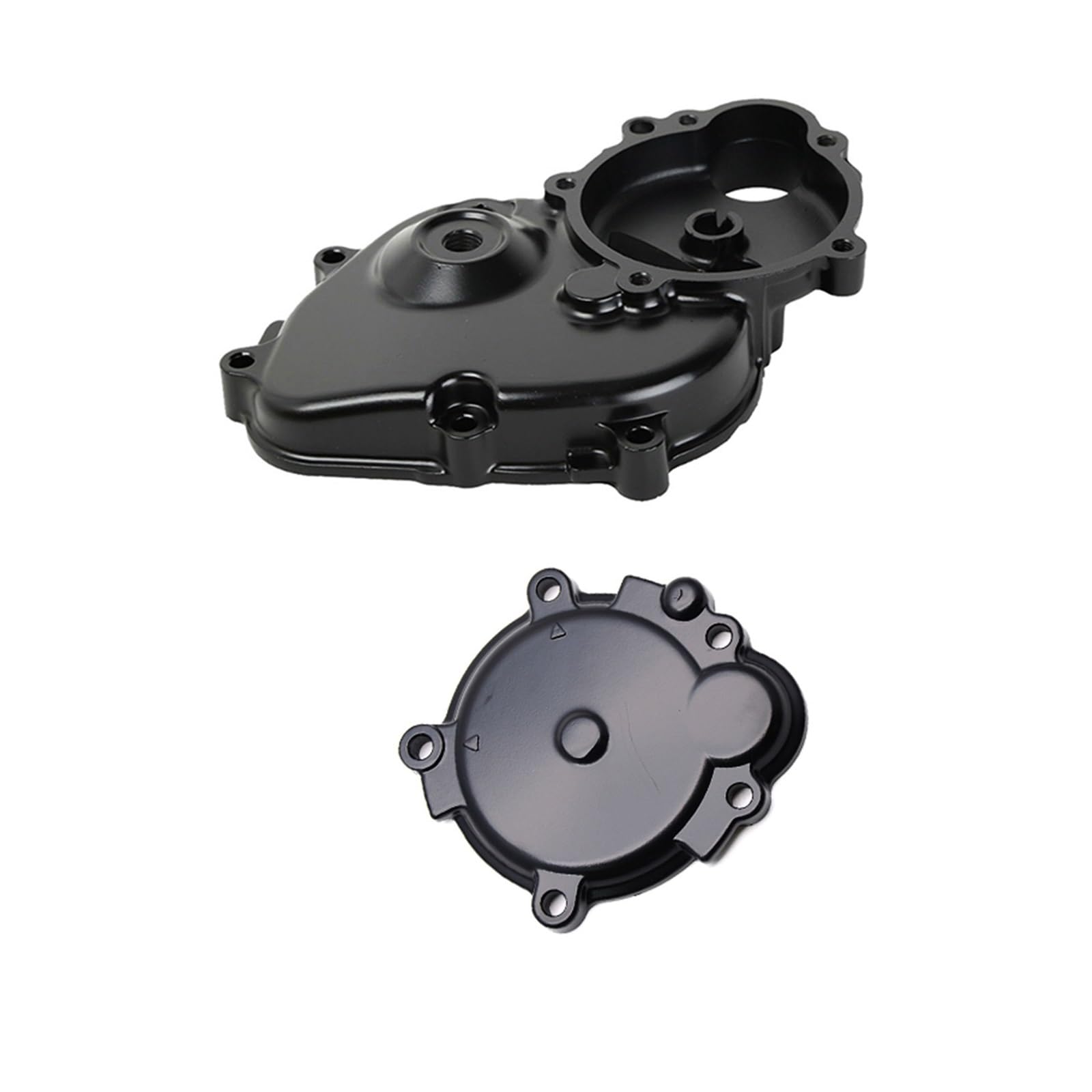 Für Motorstator-Crash-Abdeckung Motorrad Rechts Aluminium Kurbelgehäuse für Motor Stator Abdeckung Für ZX6R 2009-2019(A Set) von Generisch