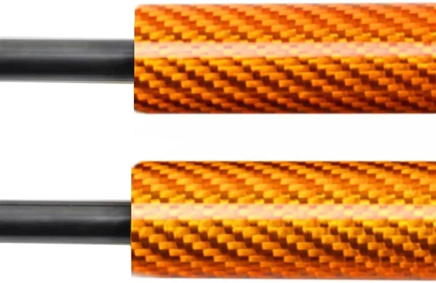 Gas-Heckklappenstreben hinten Für Venucia Für E30 2021 2022-2024 Front Hood Gas Streben Refit Motorhaube Lift Unterstützung Stangen Stoßdämpfer Heben(Carbon Fiber Orange) von Generisch