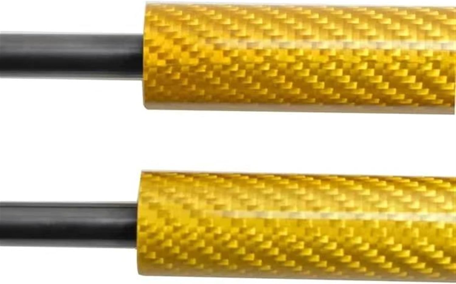 Gas-Heckklappenstreben hinten Für Venucia Für E30 2021 2022-2024 Front Hood Gas Streben Refit Motorhaube Lift Unterstützung Stangen Stoßdämpfer Heben(Carbon Fiber Yellow) von Generisch