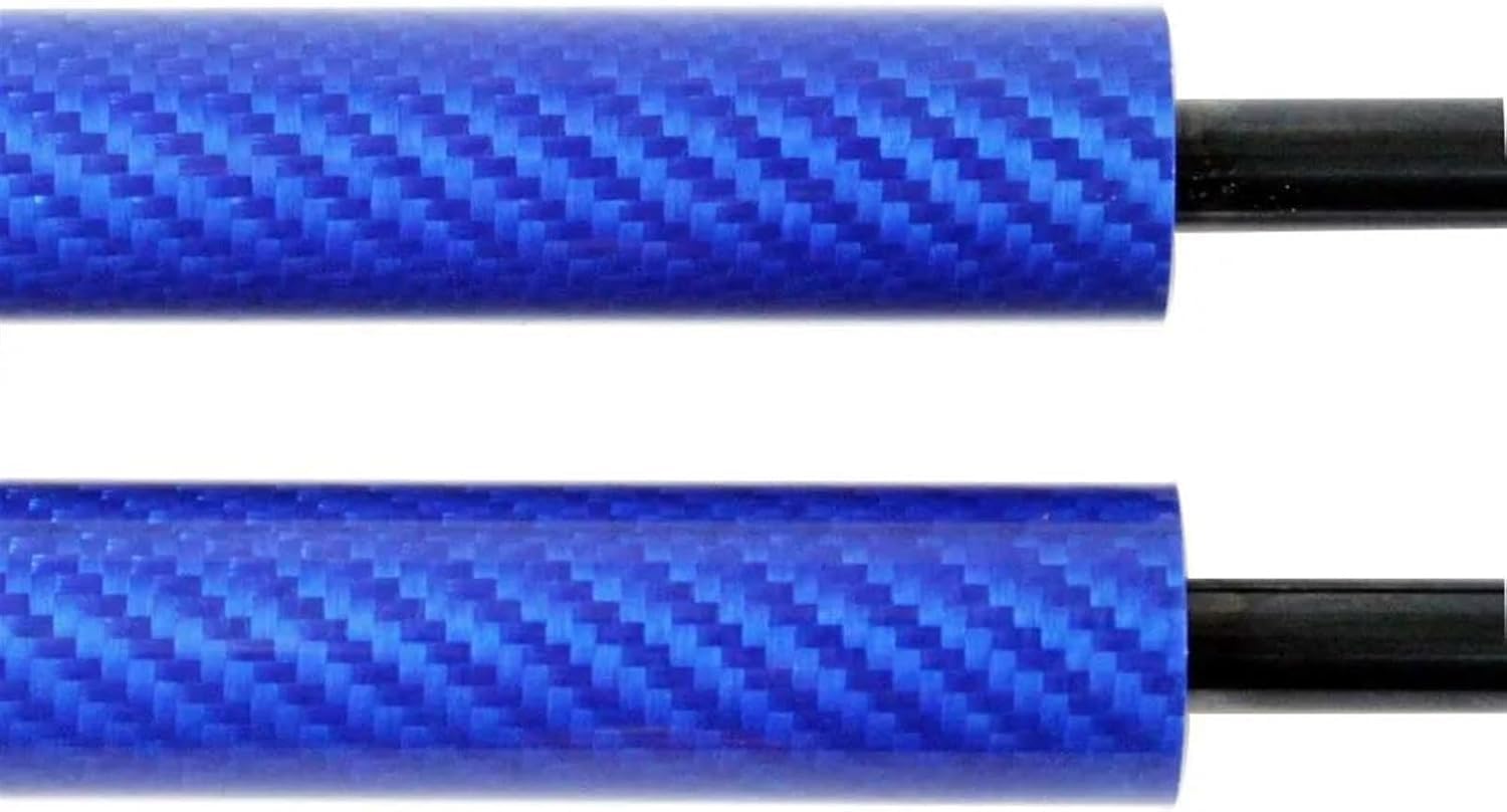 Gasfeder Für VW Für Corrado 1988-1995 Ändern Haube Streben Motorhaube Lift Unterstützung Stangen(Blue Carbon Fiber) von Generisch