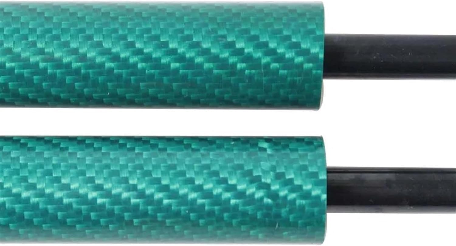 Gasfeder Für VW Für Corrado 1988-1995 Ändern Haube Streben Motorhaube Lift Unterstützung Stangen(Green Carbon Fiber) von Generisch