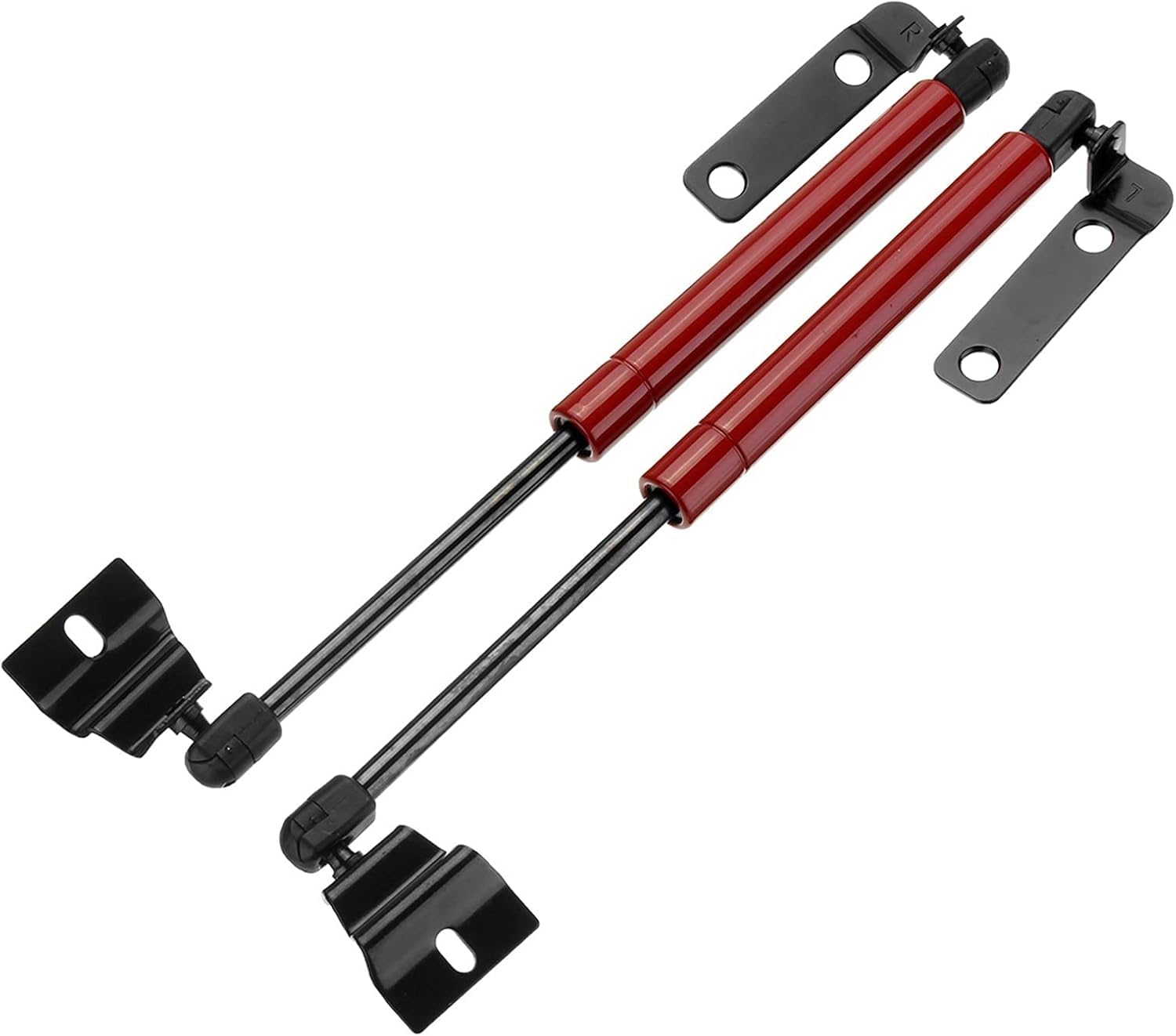 Gasfedern im Kofferraum Für Toyota Für Hilux Für Vigo SR5 2005-2012 1 Paar Auto Front Motor Abdeckung Bonnet Hood Shock Hubstrebe Bars(Rot) von Generisch