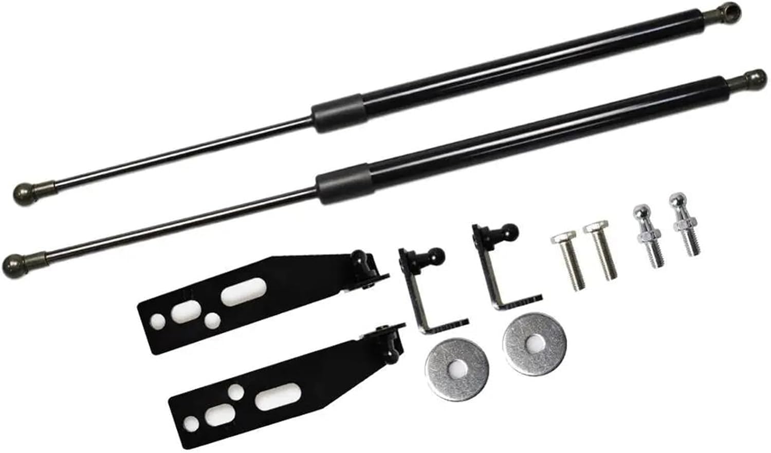 Gasfedern im Kofferraum Gasdruckfedern Lift Support Absorber Auto Front Motorhaube Haube Ändern Stoßdämpfer Für Fiat 500 2007 2008 2009-2024(Schwarz) von Generisch