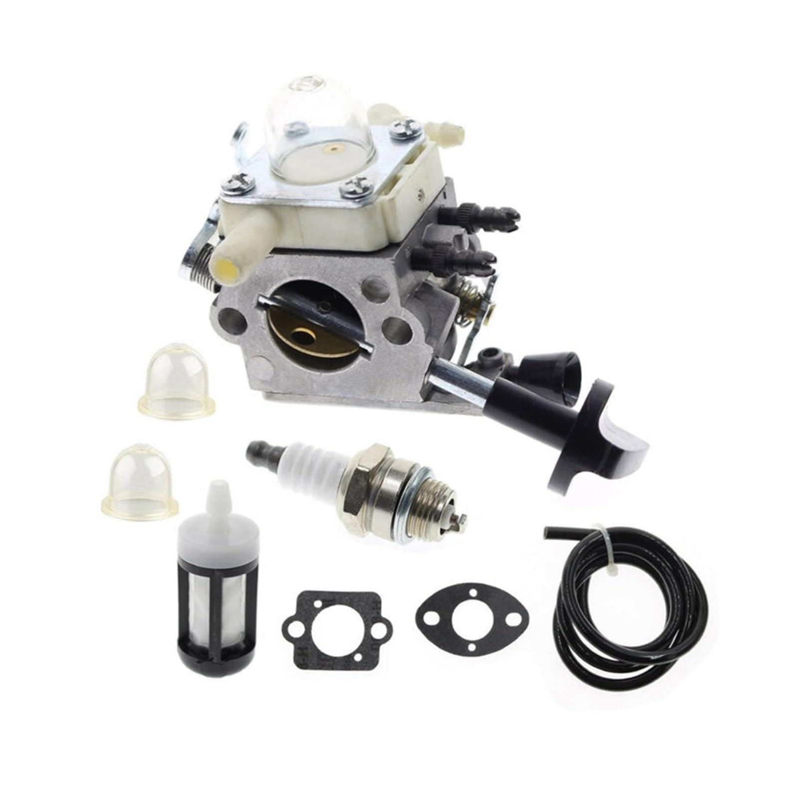 Gebläsevergaser Für Stihl BG86 SH56 SH56C SH86 SH86C Carb Laubbläser für ZAMA C1M-S261B für Zündkerzendichtungen Kraftstofffilter Vergaser von Generisch